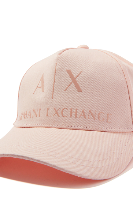 AX Logo Baseball Hat in Gabardine